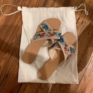 Brand new raye sandals